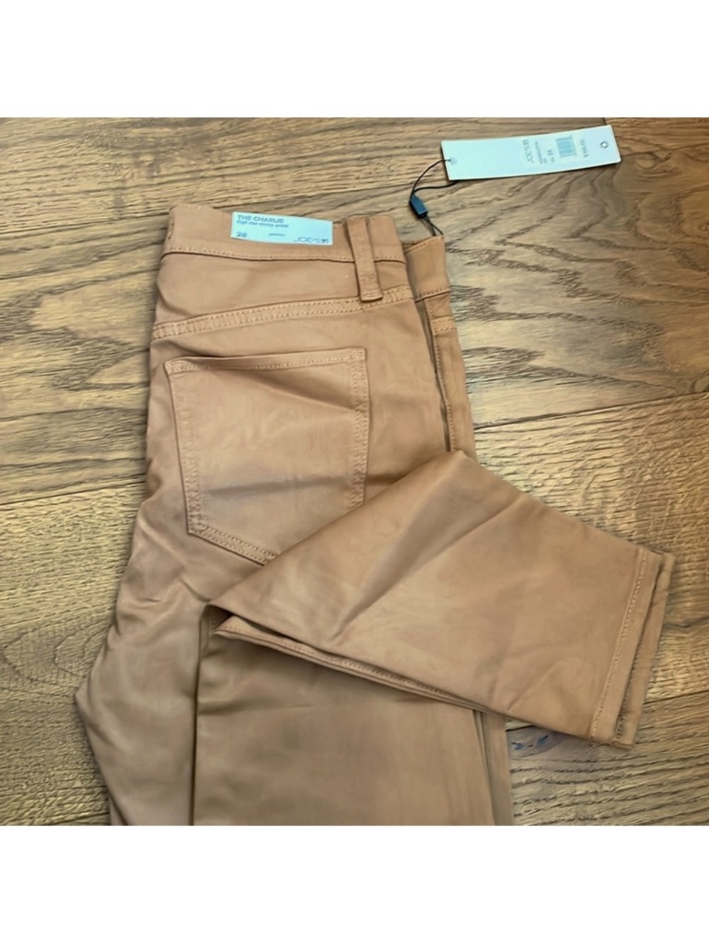 Joe's Jeans The Charlie High-Rise Skinny Ankle in Camel